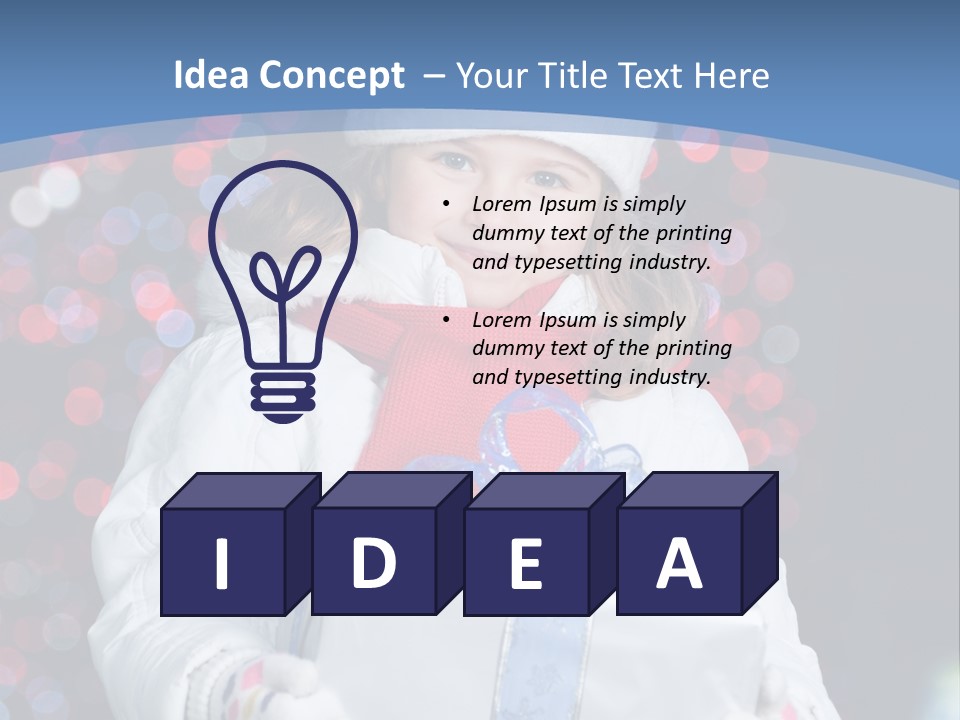 Smiling Night Decoration PowerPoint Template