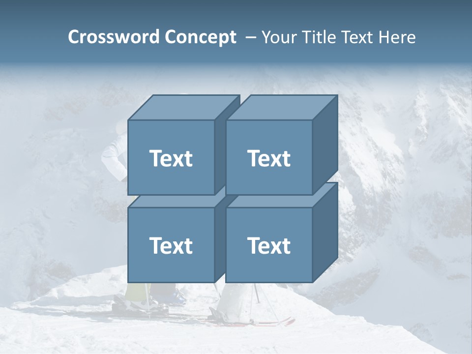 Summit Outdoor White PowerPoint Template