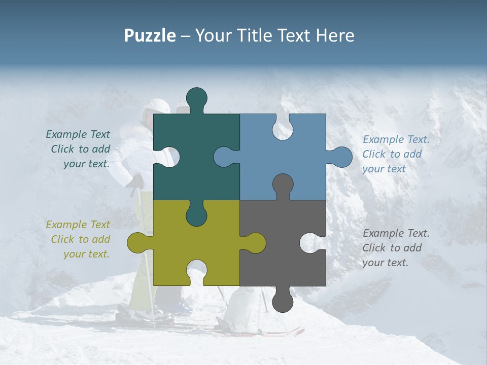 Summit Outdoor White PowerPoint Template