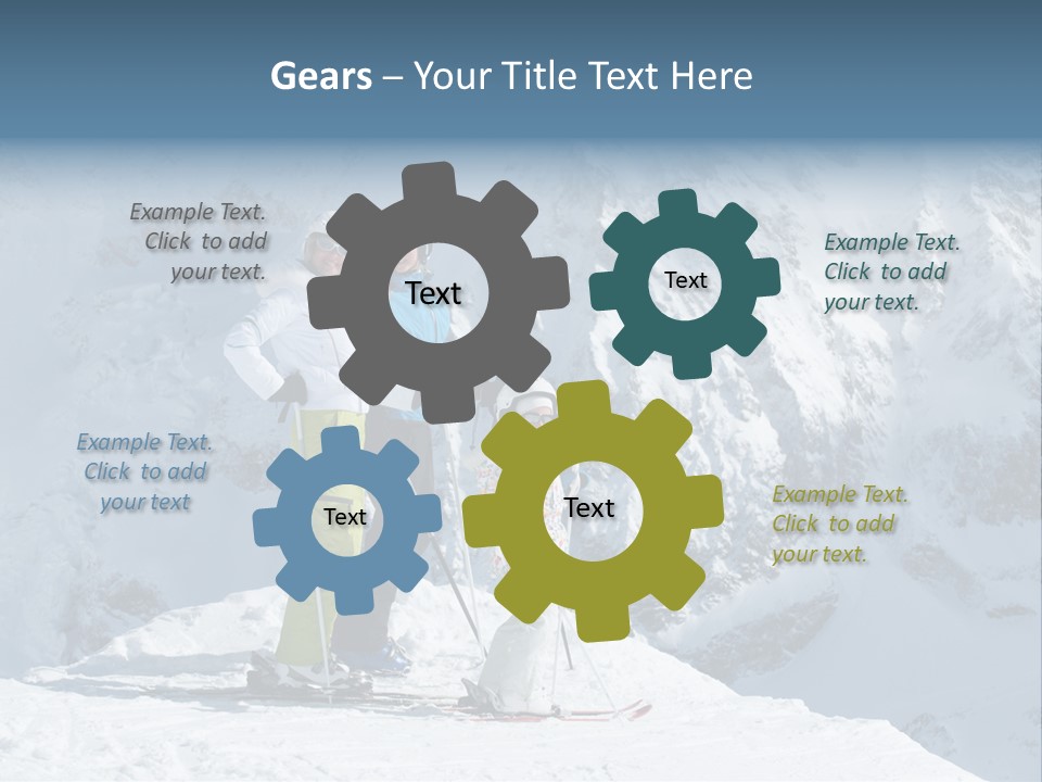Summit Outdoor White PowerPoint Template