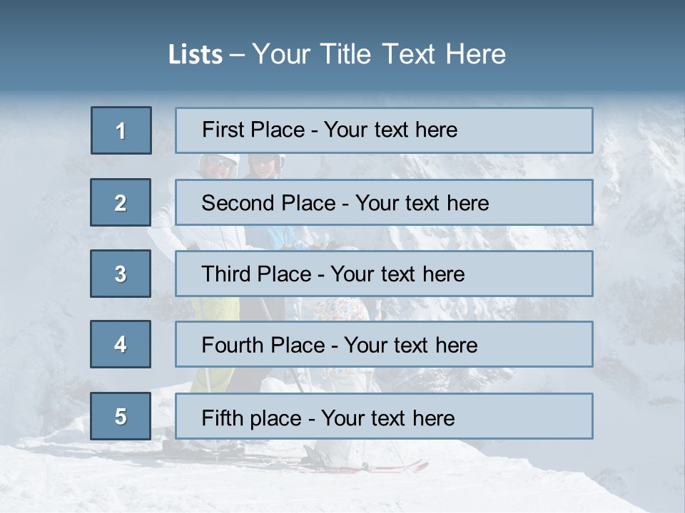 Summit Outdoor White PowerPoint Template