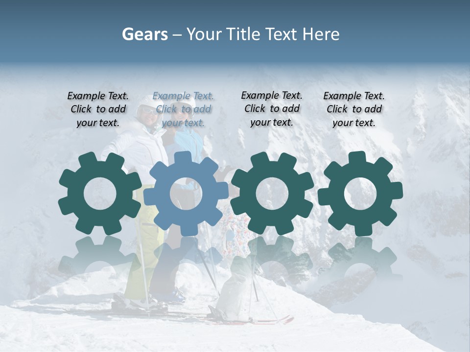 Summit Outdoor White PowerPoint Template