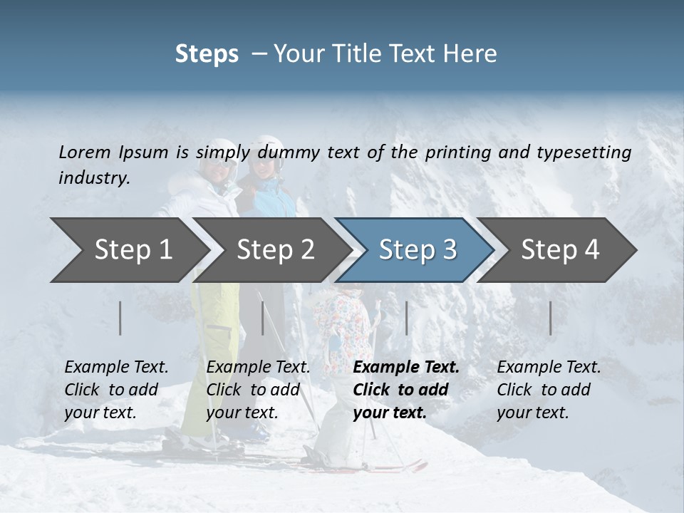 Summit Outdoor White PowerPoint Template