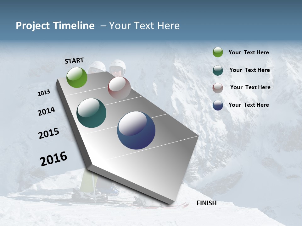 Summit Outdoor White PowerPoint Template