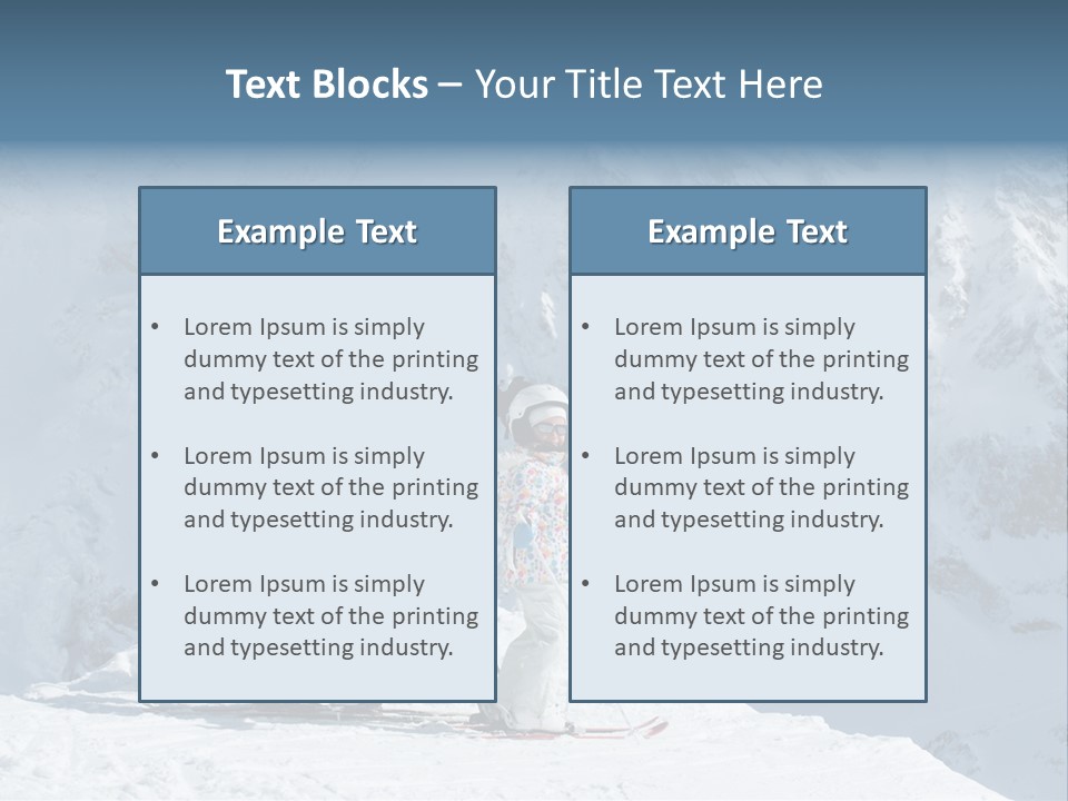 Summit Outdoor White PowerPoint Template