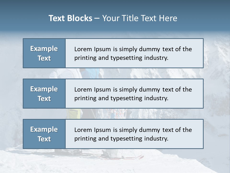 Summit Outdoor White PowerPoint Template