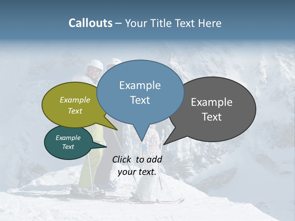 Summit Outdoor White PowerPoint Template