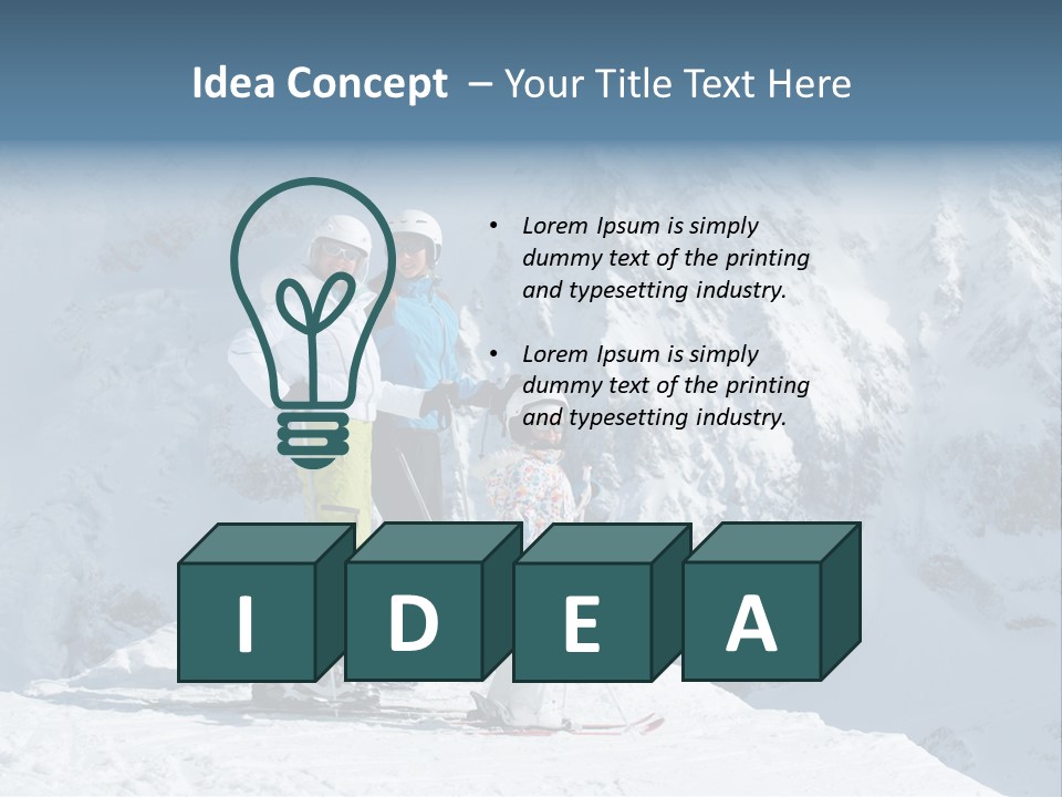 Summit Outdoor White PowerPoint Template