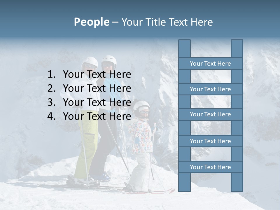 Summit Outdoor White PowerPoint Template