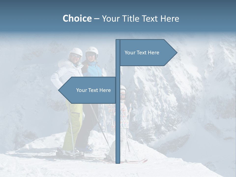 Summit Outdoor White PowerPoint Template