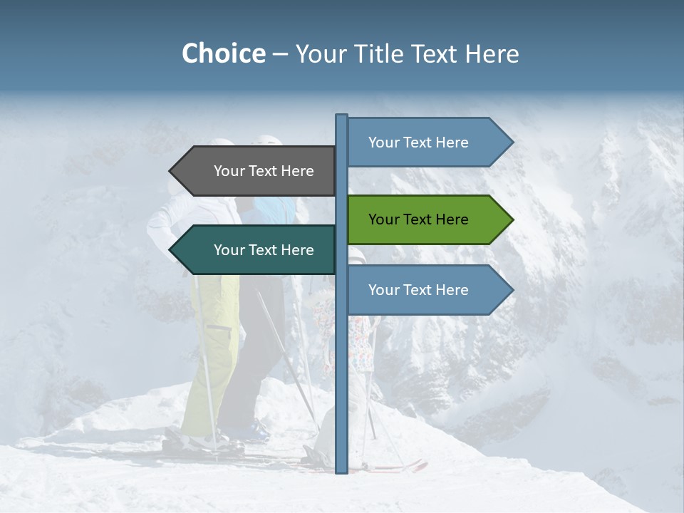 Summit Outdoor White PowerPoint Template