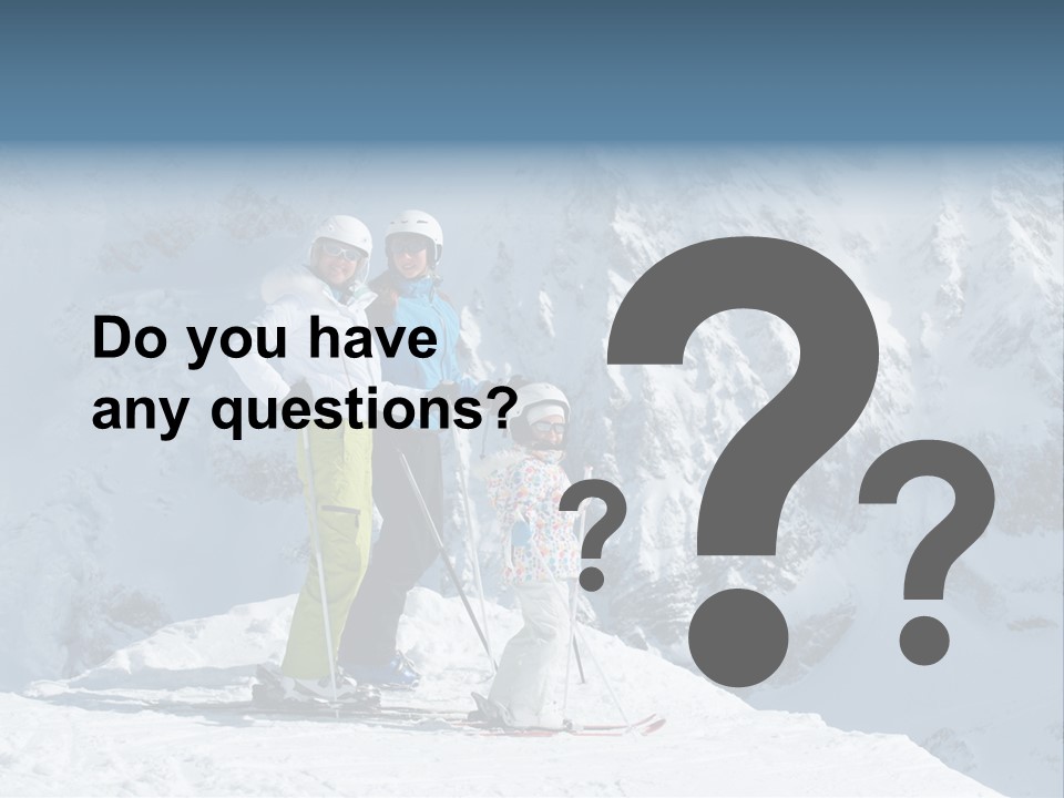 Summit Outdoor White PowerPoint Template