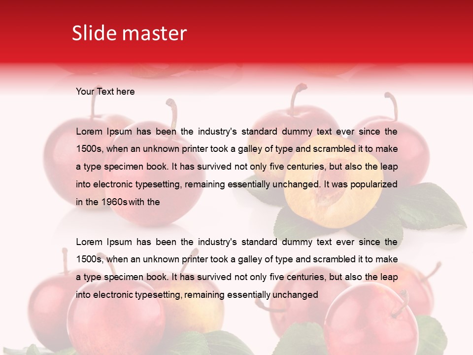 Healthy Wet Moist PowerPoint Template