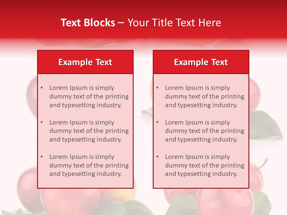 Healthy Wet Moist PowerPoint Template