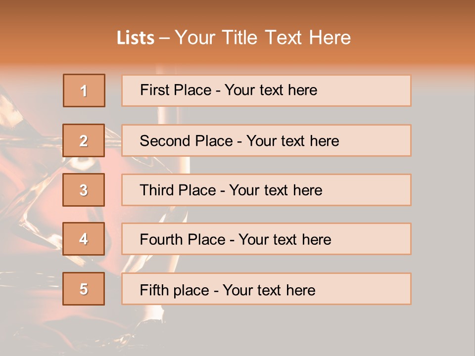 Horizontal Cool On The Rocks PowerPoint Template