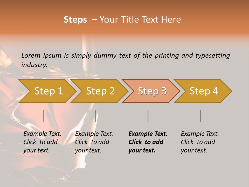 Horizontal Cool On The Rocks PowerPoint Template
