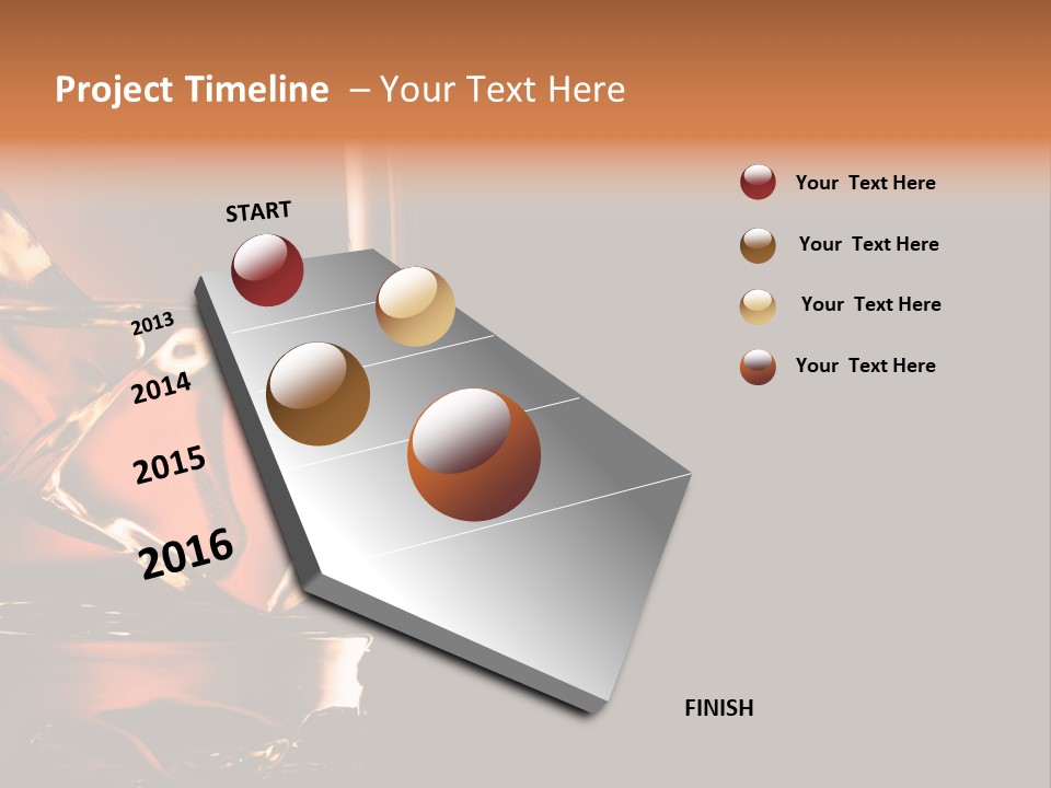 Horizontal Cool On The Rocks PowerPoint Template