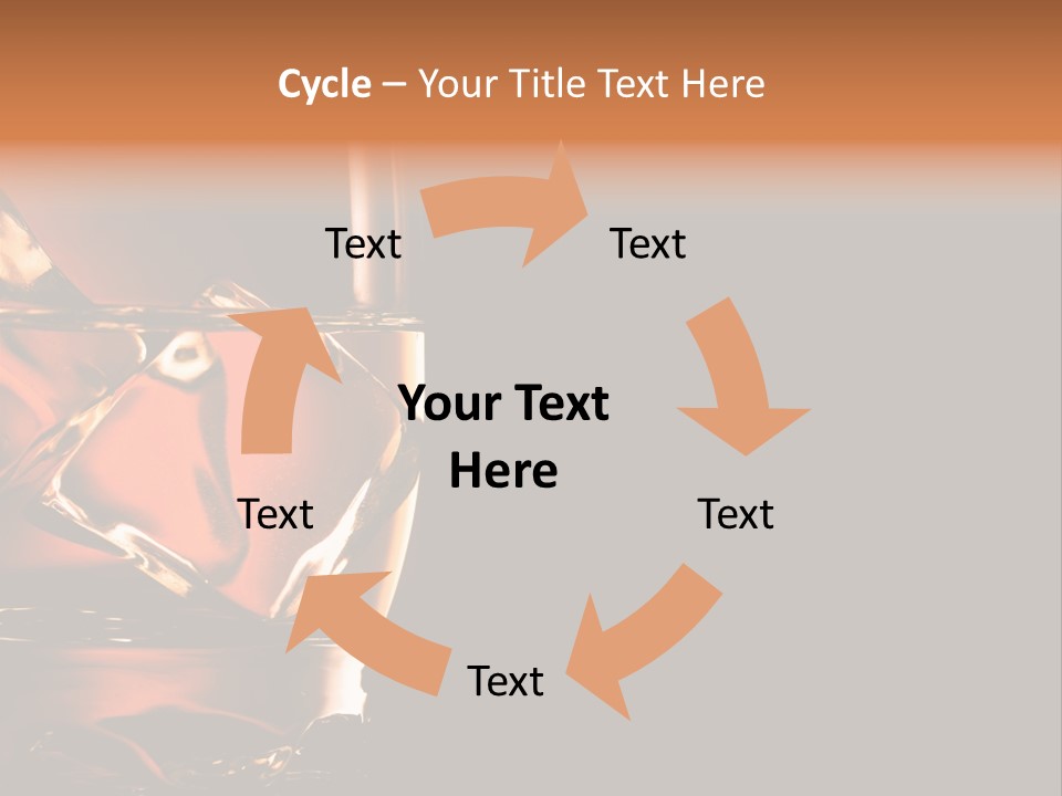 Horizontal Cool On The Rocks PowerPoint Template