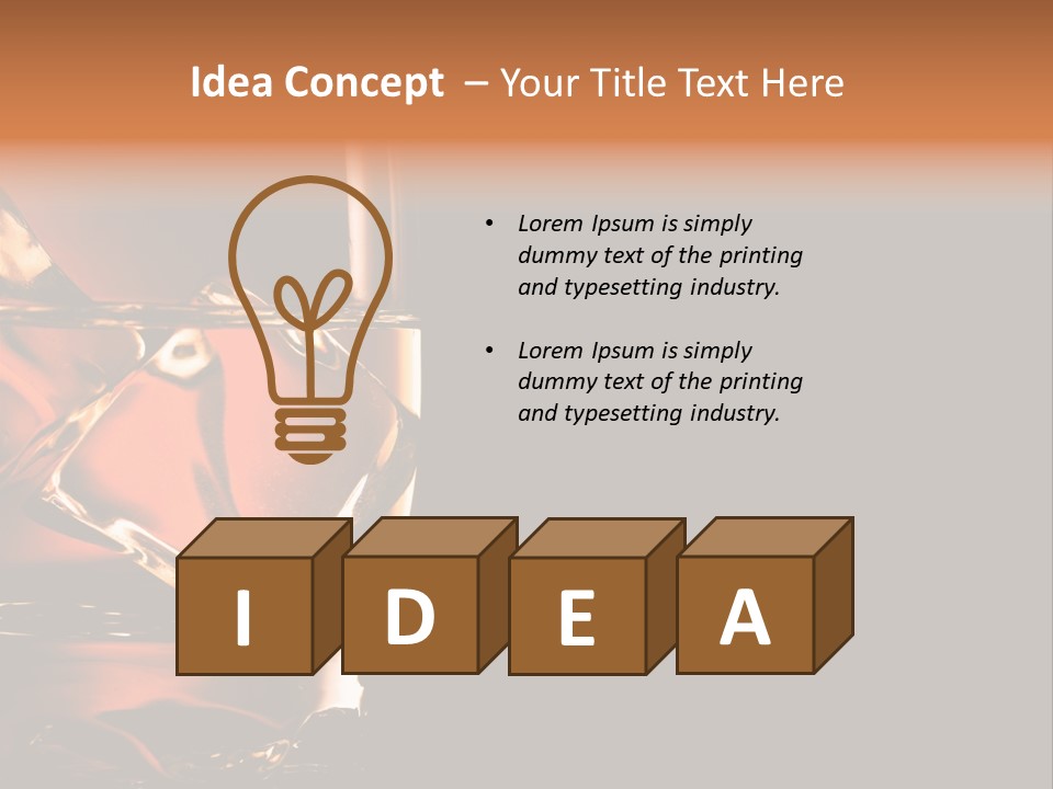 Horizontal Cool On The Rocks PowerPoint Template