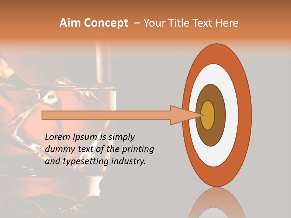 Horizontal Cool On The Rocks PowerPoint Template