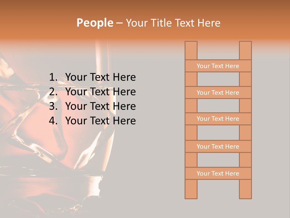 Horizontal Cool On The Rocks PowerPoint Template