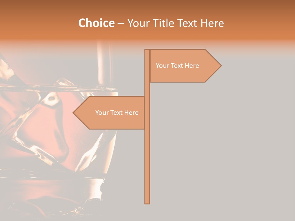 Horizontal Cool On The Rocks PowerPoint Template