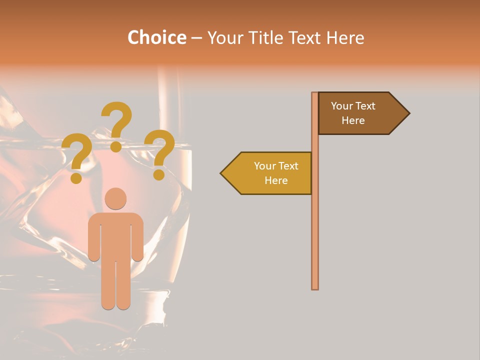 Horizontal Cool On The Rocks PowerPoint Template