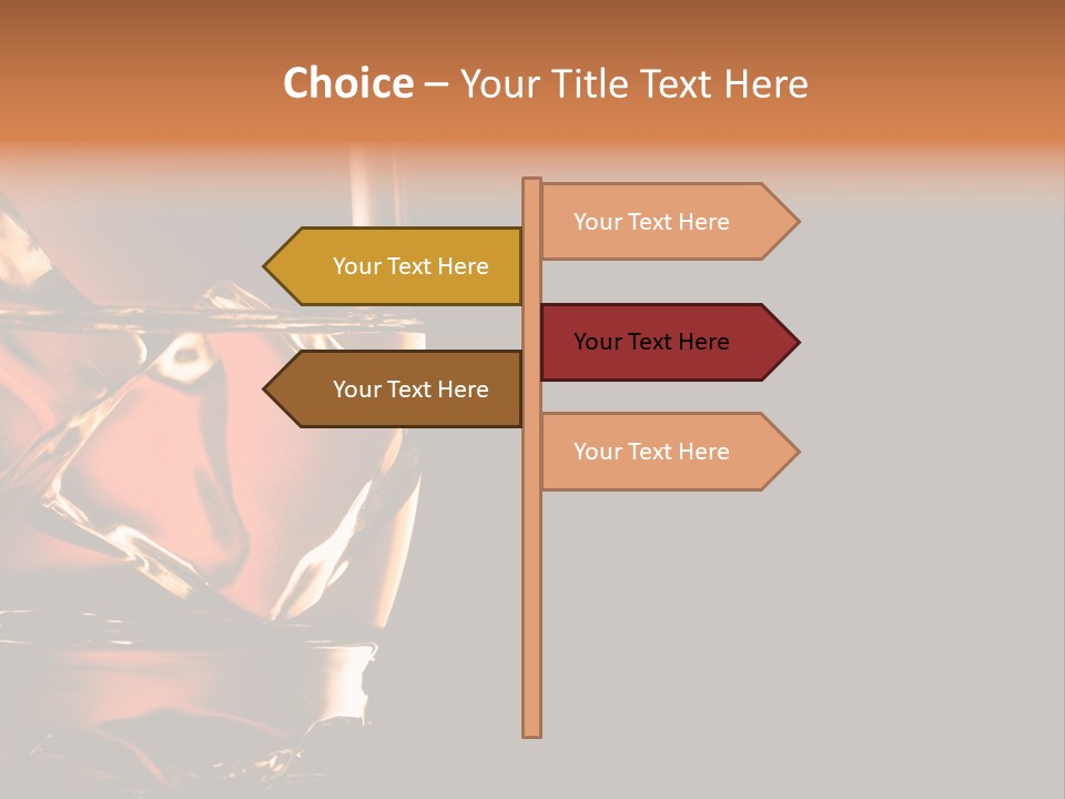 Horizontal Cool On The Rocks PowerPoint Template