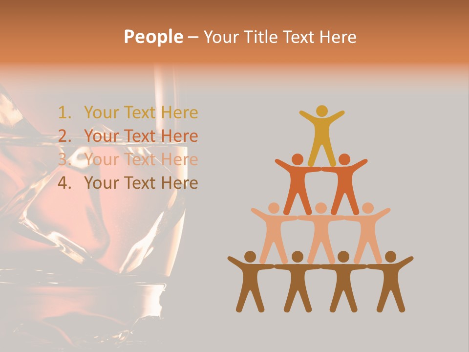 Horizontal Cool On The Rocks PowerPoint Template