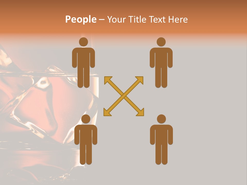 Horizontal Cool On The Rocks PowerPoint Template