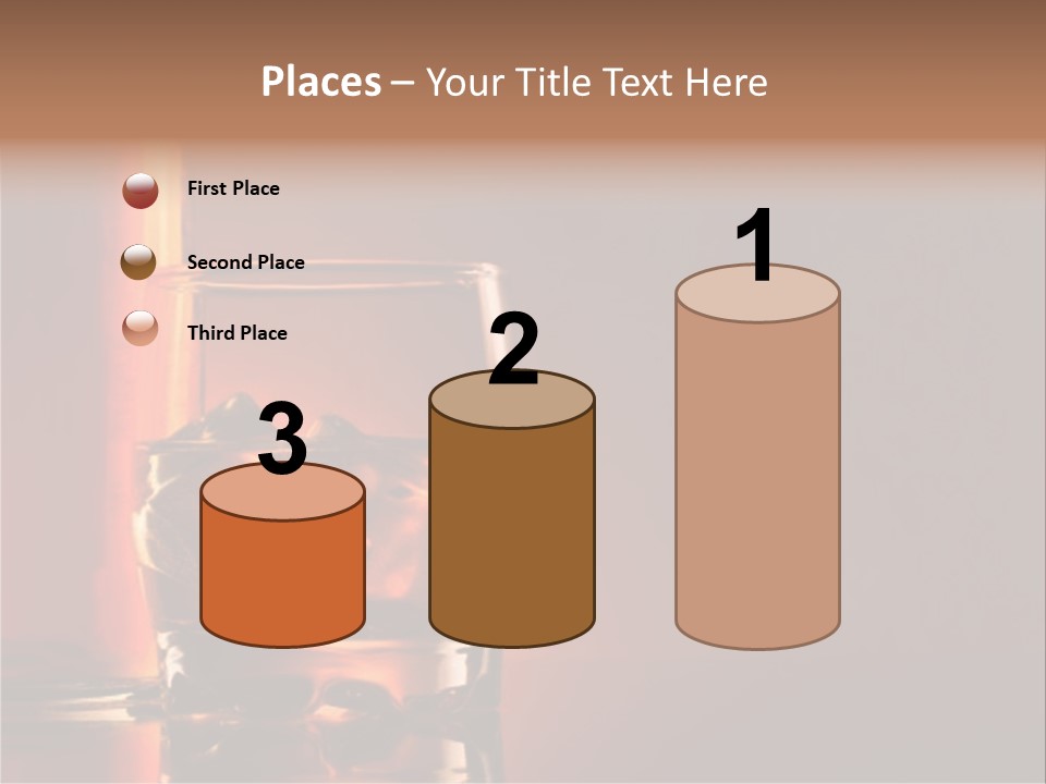 Scotch Whisky Glas PowerPoint Template