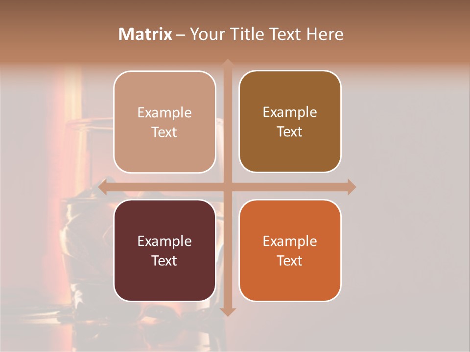 Scotch Whisky Glas PowerPoint Template