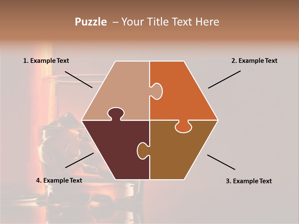 Scotch Whisky Glas PowerPoint Template