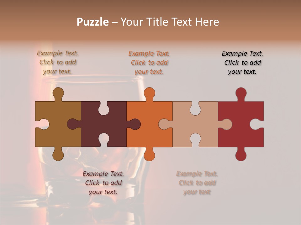 Scotch Whisky Glas PowerPoint Template