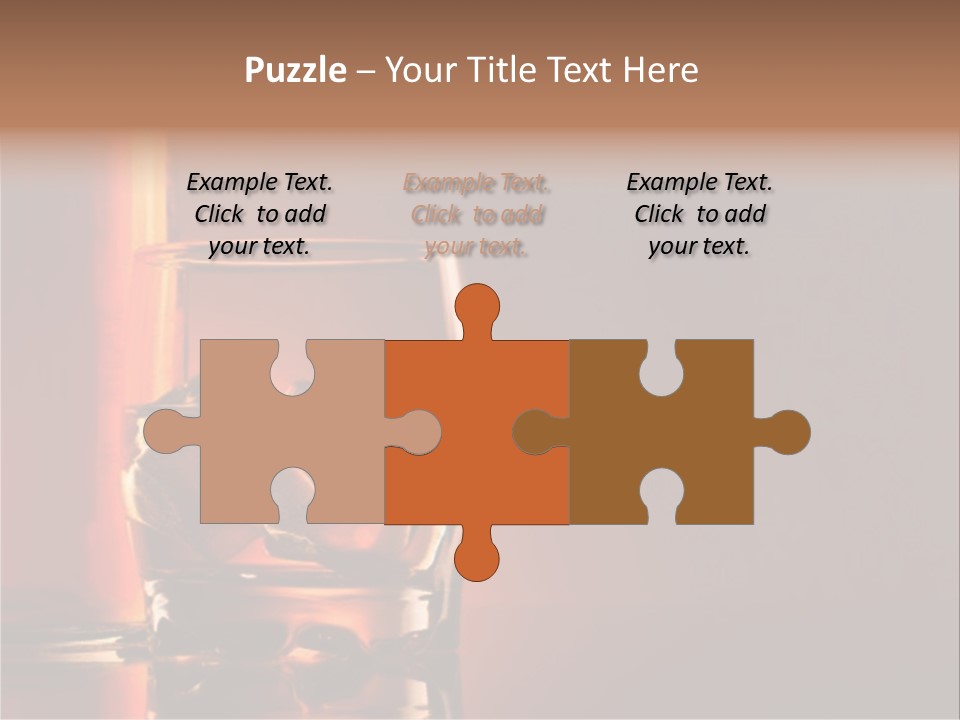 Scotch Whisky Glas PowerPoint Template