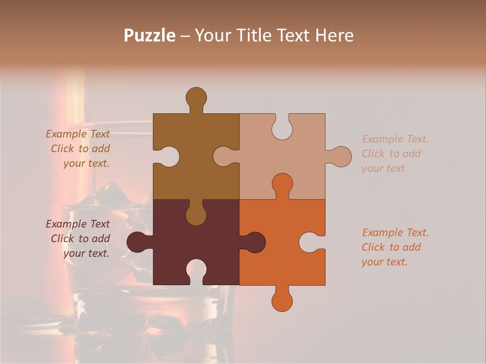 Scotch Whisky Glas PowerPoint Template