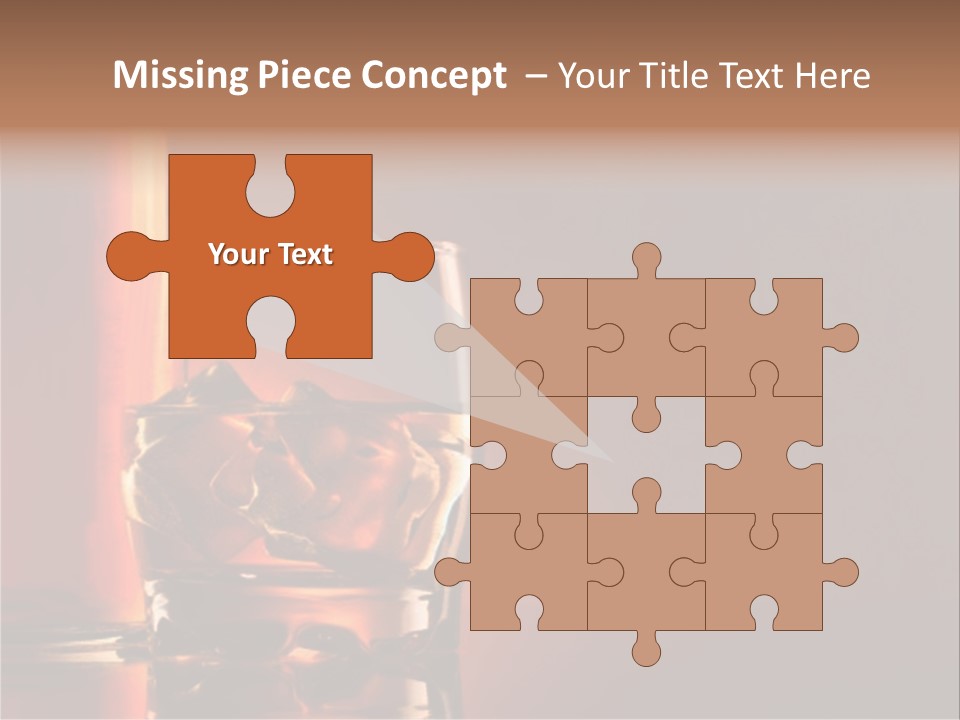 Scotch Whisky Glas PowerPoint Template