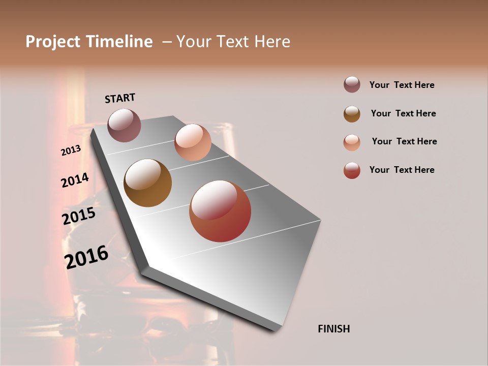 Scotch Whisky Glas PowerPoint Template