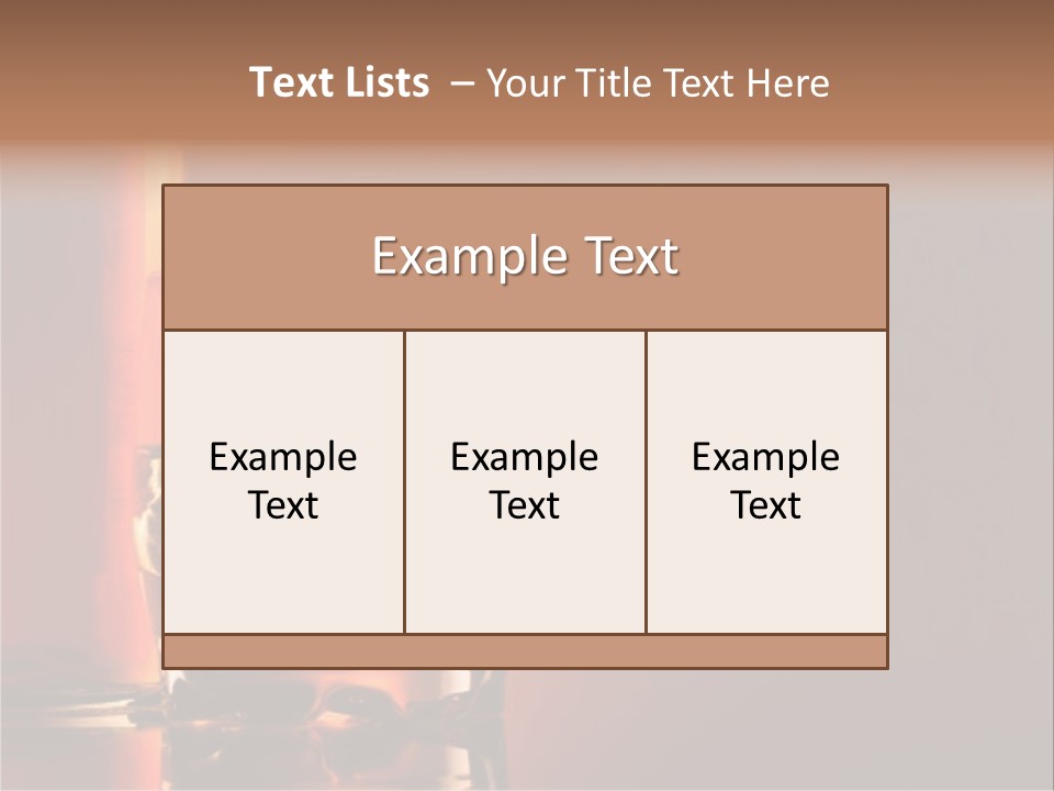 Scotch Whisky Glas PowerPoint Template