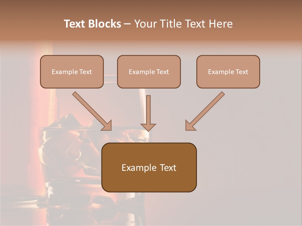 Scotch Whisky Glas PowerPoint Template