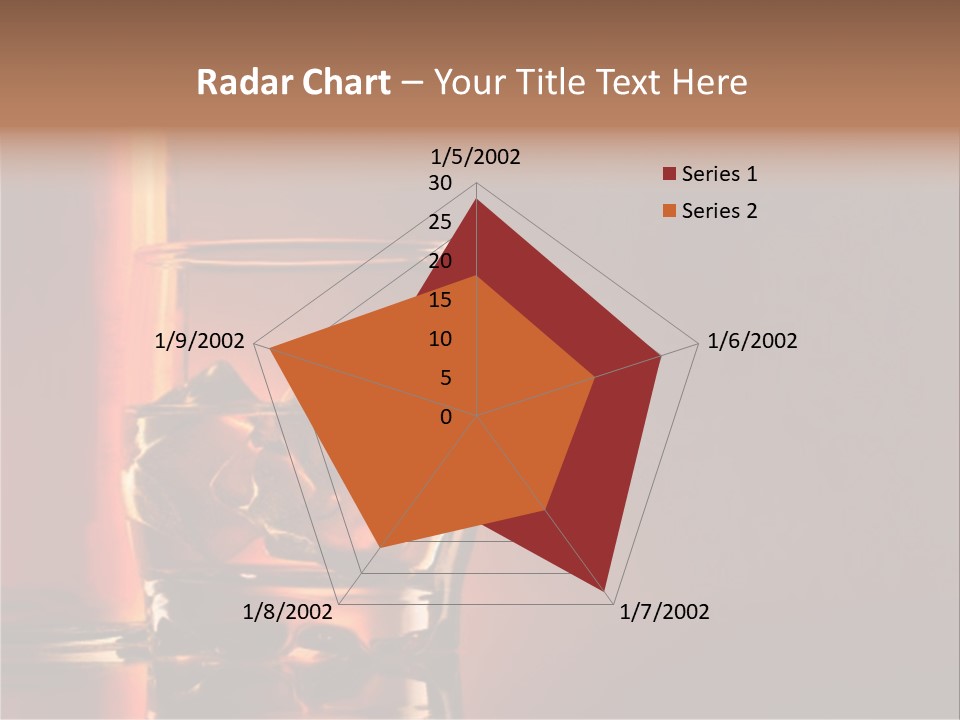Scotch Whisky Glas PowerPoint Template