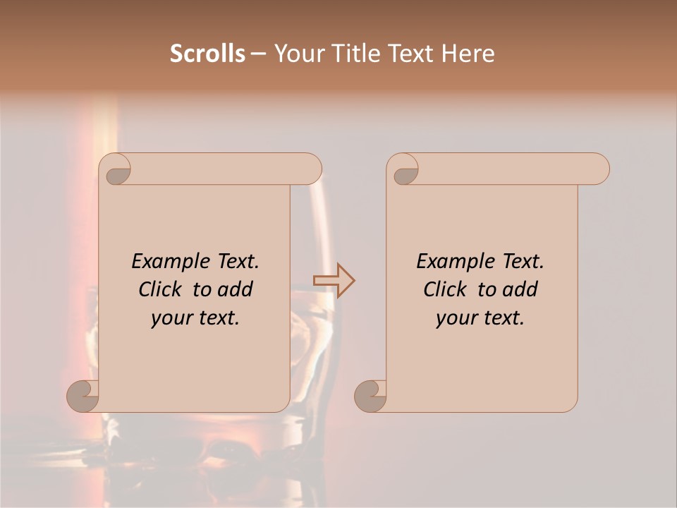 Scotch Whisky Glas PowerPoint Template