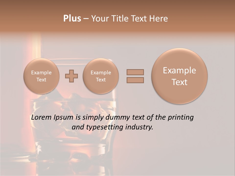 Scotch Whisky Glas PowerPoint Template