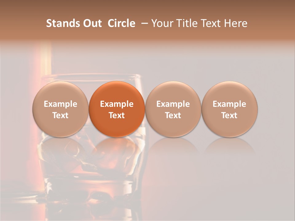 Scotch Whisky Glas PowerPoint Template