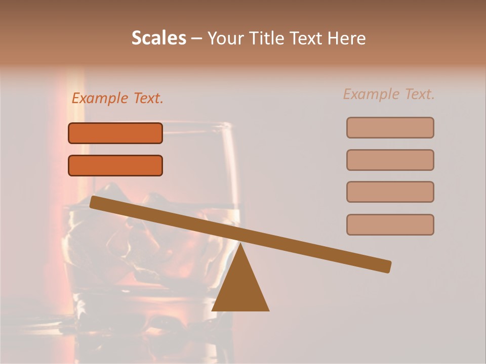 Scotch Whisky Glas PowerPoint Template
