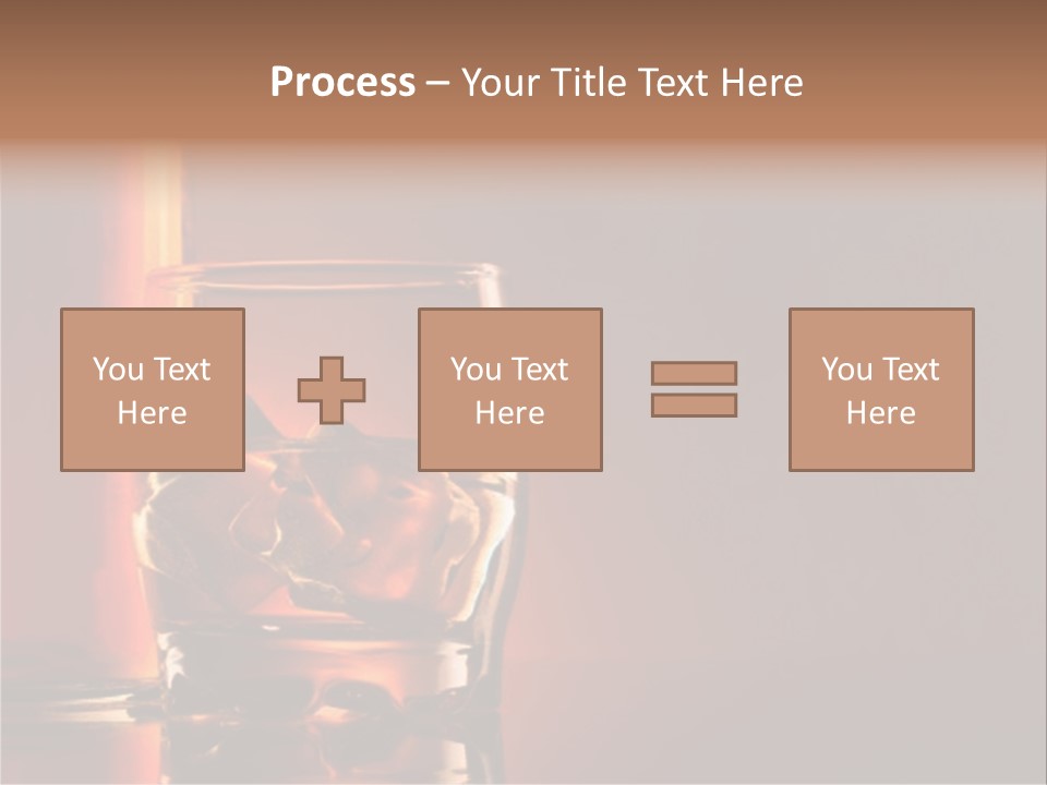 Scotch Whisky Glas PowerPoint Template