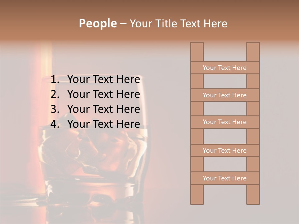 Scotch Whisky Glas PowerPoint Template