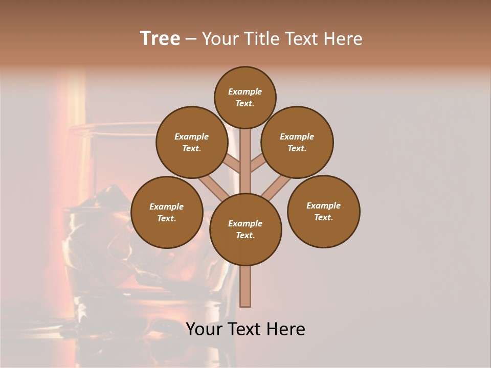 Scotch Whisky Glas PowerPoint Template