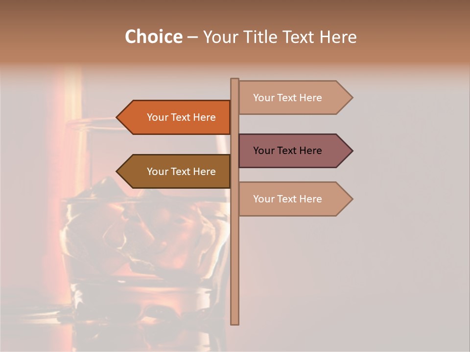 Scotch Whisky Glas PowerPoint Template