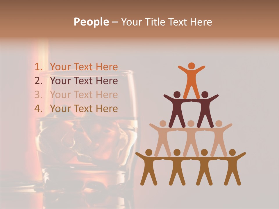 Scotch Whisky Glas PowerPoint Template